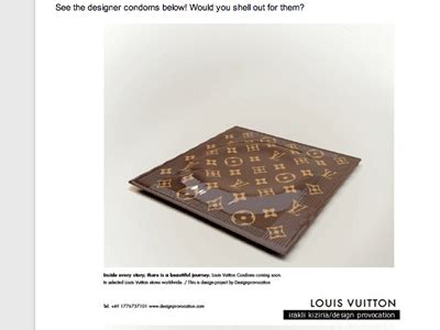 lv condom price in india|Now You Can Buy Your Very Own 'Louis Vuitton' Condoms.